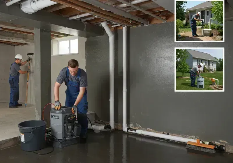 Basement Waterproofing and Flood Prevention process in Creve Coeur, IL